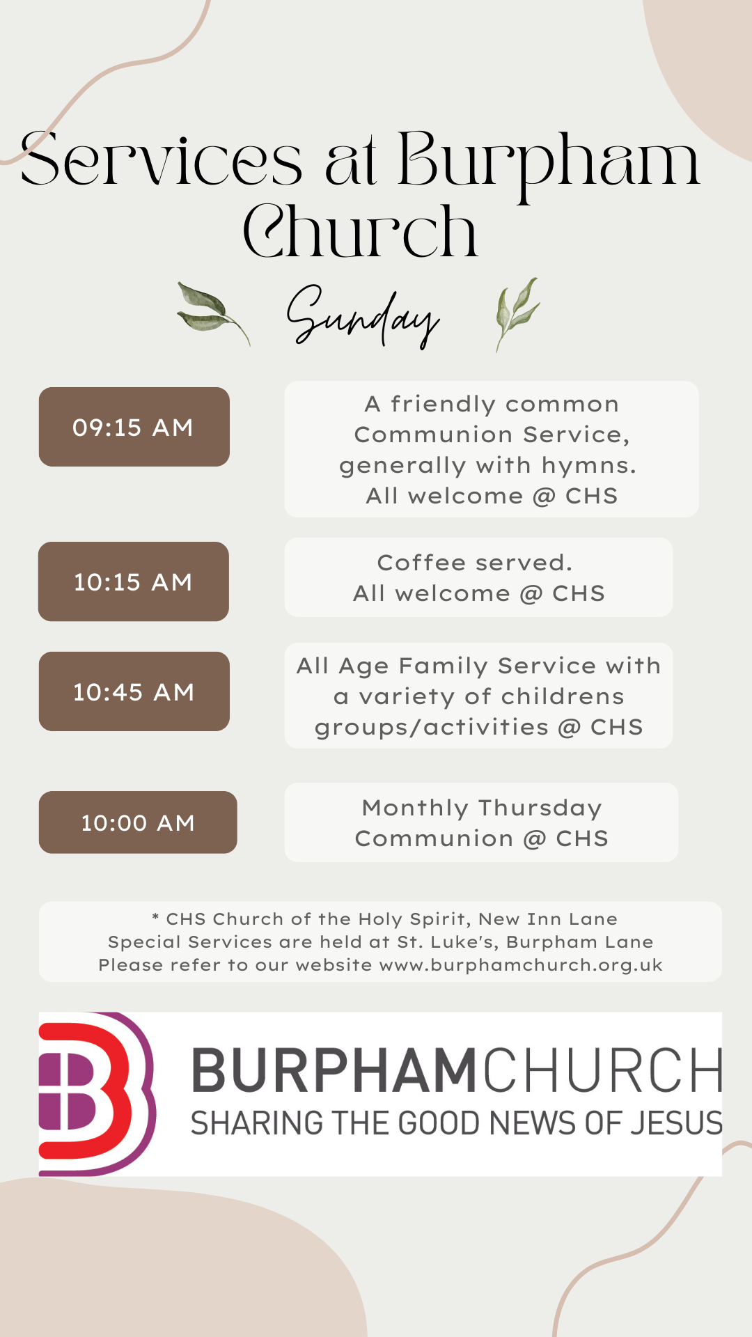 Services poster